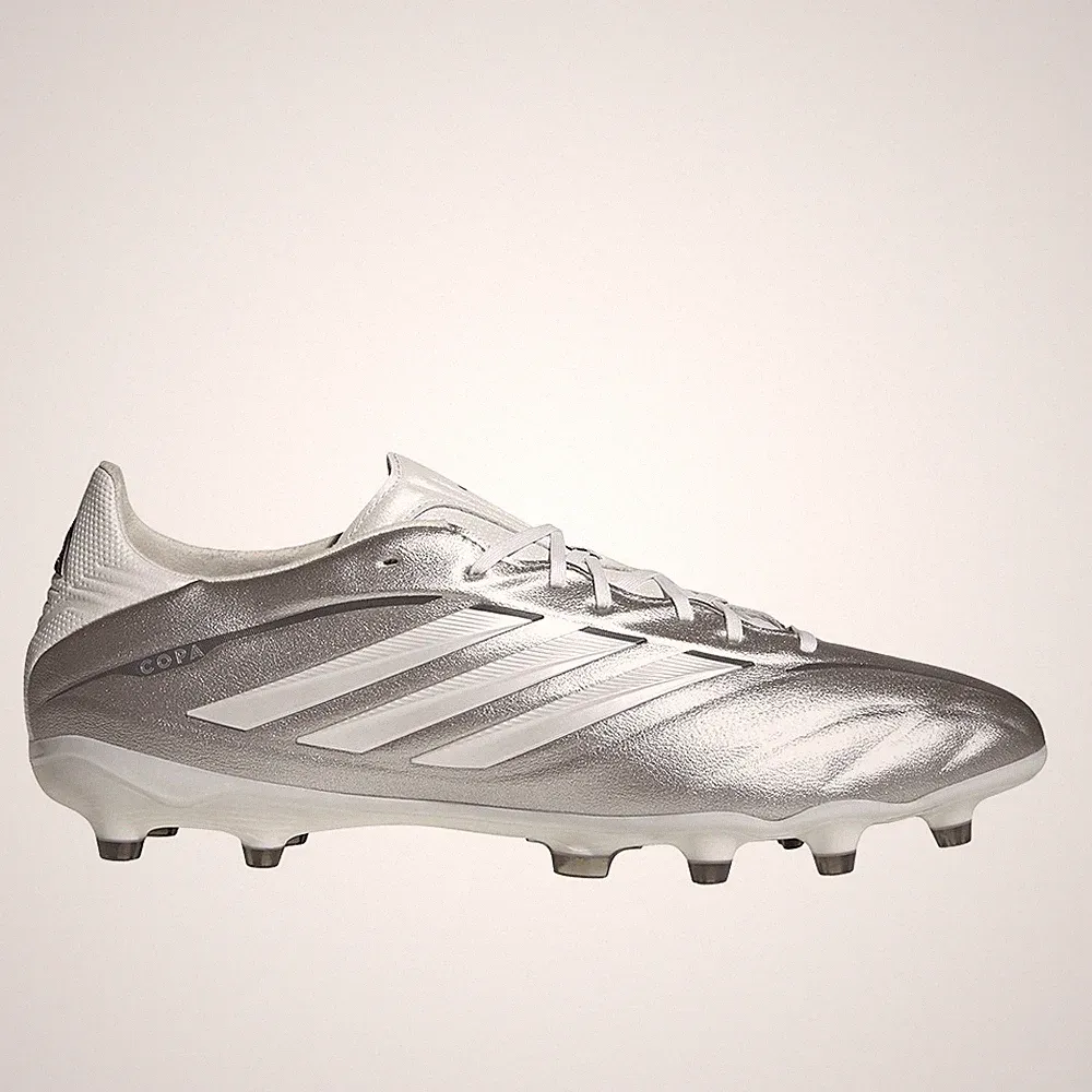 adidas Copa Pure Iv Pro Firm Ground Soccer Cleats Unisex Silver Sneakers Athleti