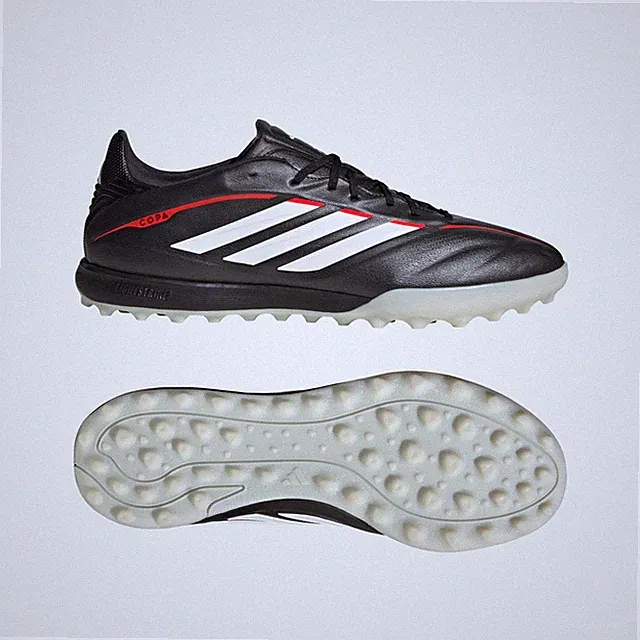 adidas COPA PURE IV PRO Turf Football JQ0426 Core Black Cloud White Red Training
