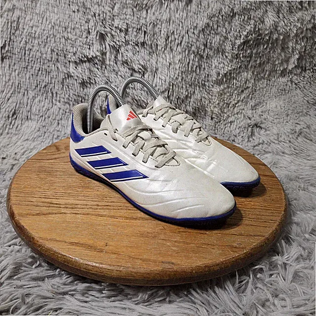 adidas Copa Pure White Blue Turf Soccer Cleats Mens 5 Non-Marking 134B4832G1