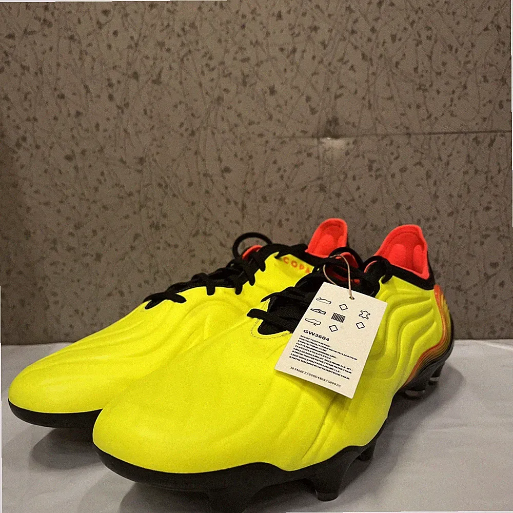 Adidas Copa Sense.1 FG Men's Soccer Cleats Neon Yellow GW3604 New
