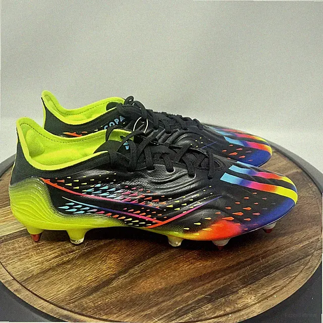 Adidas Copa Sense.1 SG Black Blue Multi Soccer Cleats GY8933 Mens Size 12