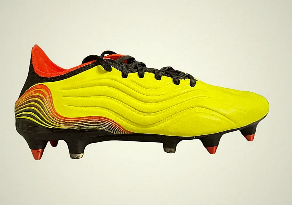 adidas Copa Sense.1 SG Elite Soccer Cleats Leather Men's Size 6.5 GY8935 Yellow