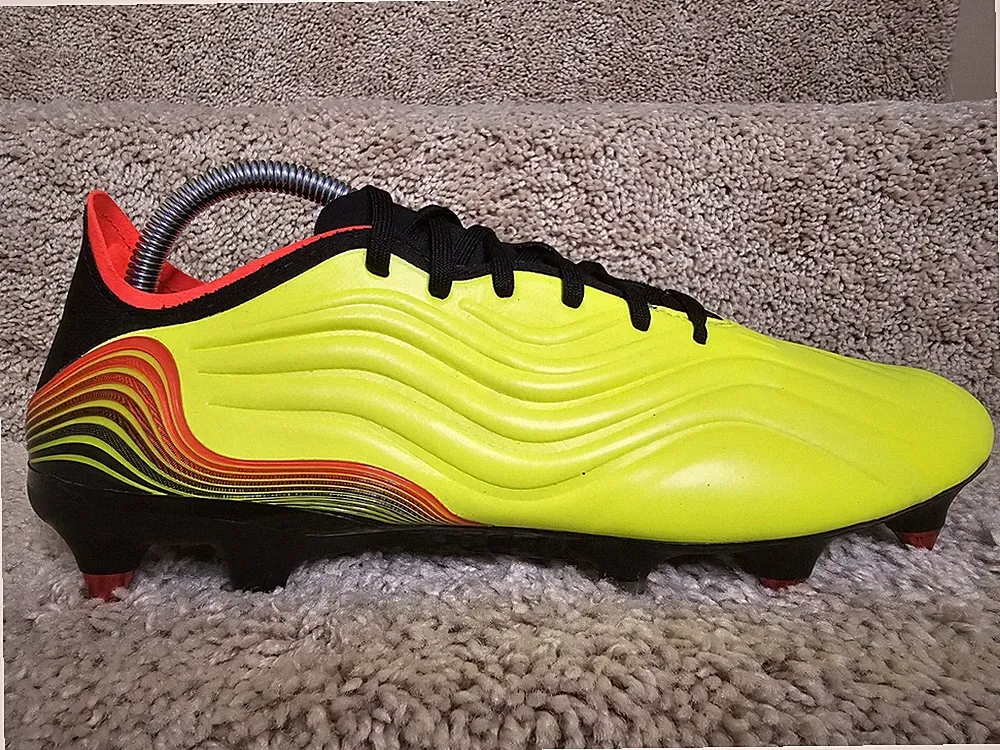 Adidas Copa Sense.1 SG Game Data Pack Soccer Cleats Solar Yellow GY8935 Sz 7.5