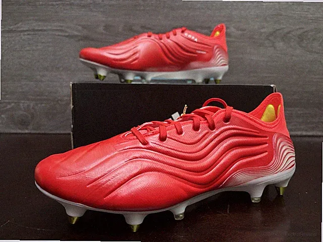 adidas Copa Sense.1 SG Red White Soccer Cleats Men's Size 10 FY6201 NEW RARE!