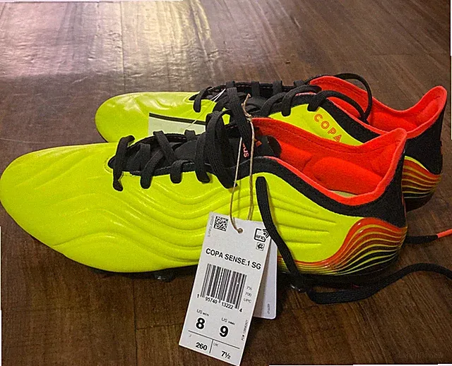 Adidas Copa Sense.1 SG Soft Ground Mens Soccer Cleats Yellow Size 8 GY8935