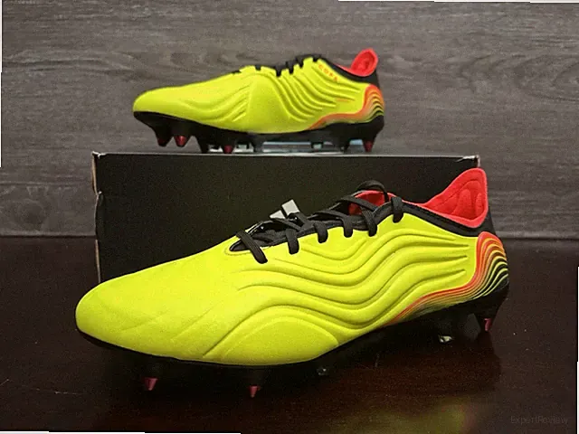 Adidas Copa Sense.1 SG Solar Yellow Black Soccer Cleats Men's Size 10 GY8935 NEW