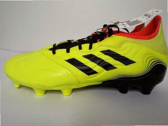 adidas Copa Sense.2 FG Leather Soccer Cleats GW3579 Yellow/Black Men’s 7 1/2 NEW