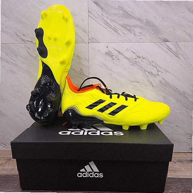 Adidas Copa Sense.2 FG Soccer Cleats Team Solar Yellow Black Men's 6 Women's 7