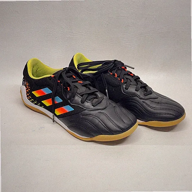 Adidas Copa Sense.3 Indoor Soccer Shoes Black Solar Yellow Mens Size 7 HR1848
