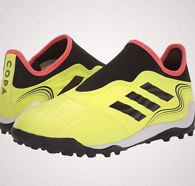 adidas Copa Sense.3 LL TF Laceless Turf Soccer Shoes Yellow Men’s 12.5 New