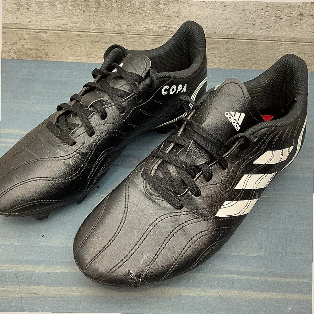 Adidas Copa Sense.4 FxG Firm Ground Soccer Cleats - Black/White Size US 9.5