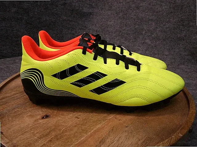 Adidas Copa Sense.4 FxG Firm Ground Yellow Black Soccer Cleats GW3581 Size 12