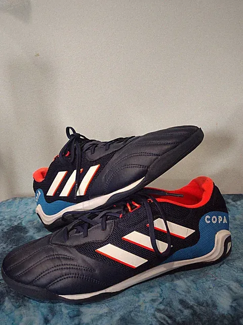 Adidas Copa Sense.4 IN Indoor Soccer Shoes Mens Size 13 Navy Blue White Orange G