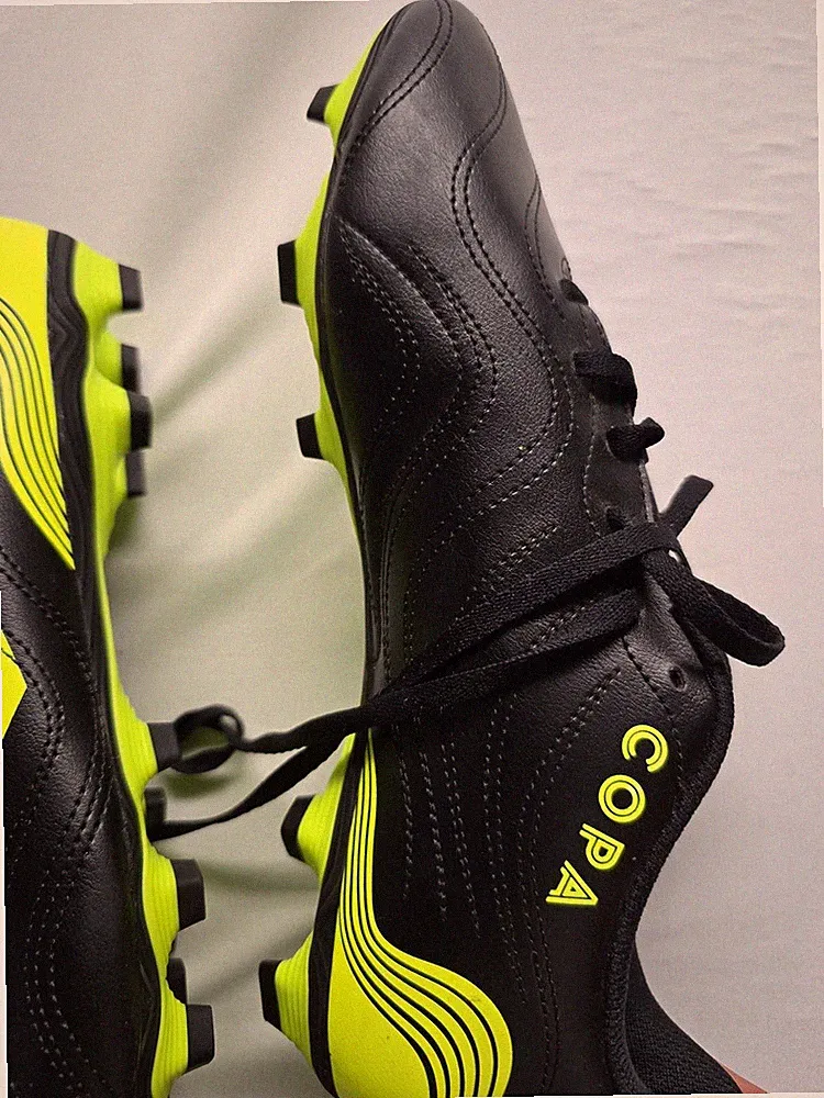 Adidas Copa Sense.4 Soccer Cleats Black Neon Yellow Size 9.5
