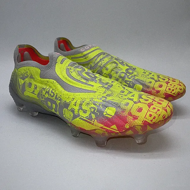 adidas Copa Sense+ FG Soccer Cleats Clear Onyx Solar Yellow FY6226 Men Size 8