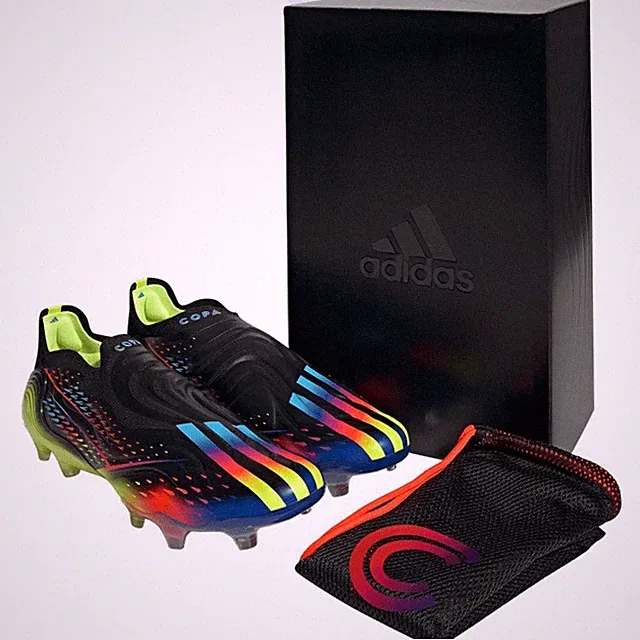 ADIDAS Copa Sense+ SG GZ1359 Multicolor Soccer Cleats Futbol Men's Size 8