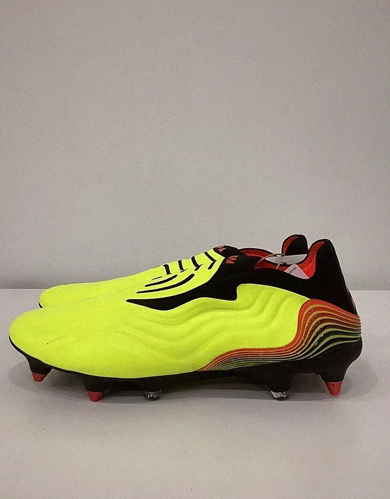 Adidas Copa Sense+ SG Soft Ground Men’s Soccer Cleats Solar Yellow GZ1358 Size 7