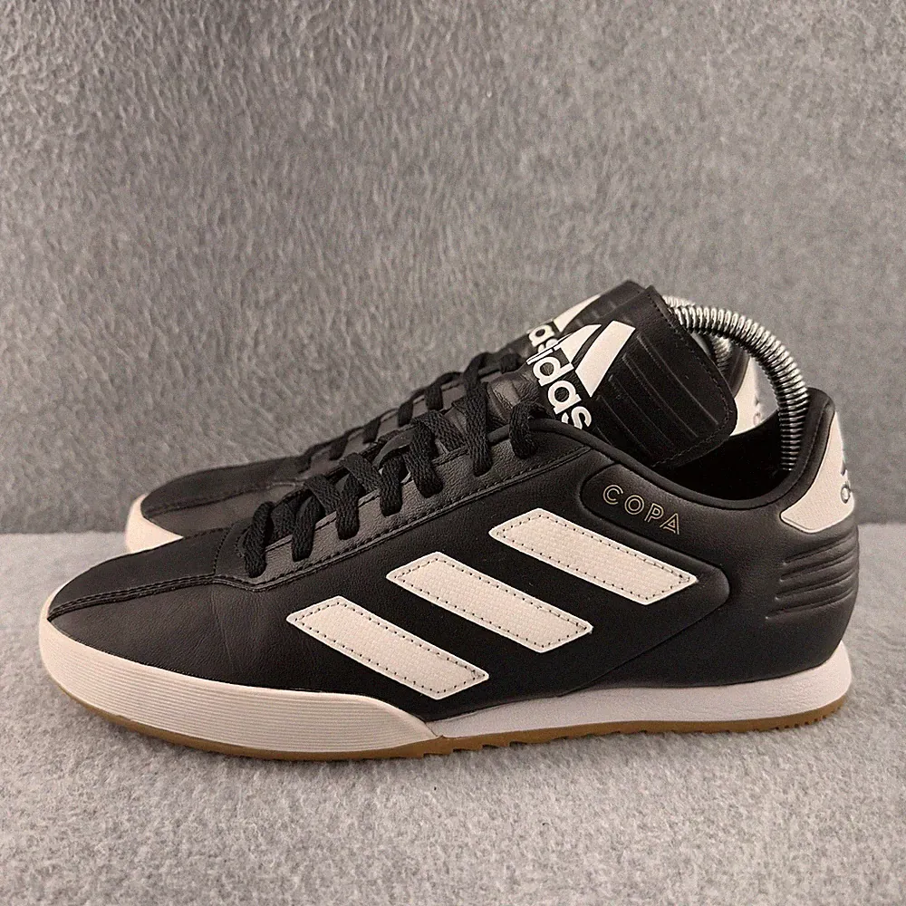 Adidas Copa Super Indoor Soccer Shoes Mens Size 6.5 Black White Gum Turf Sneaker