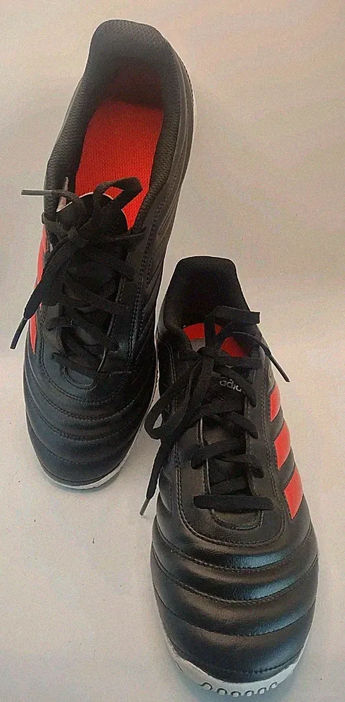 Adidas Copa Sz 10.5 Indoor Men's Indoor Soccer Shoes Futsal Black / Red Sports