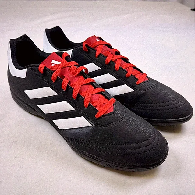 Adidas Copa Turf Soccer Shoes Mens 13 Black White Red Cleats G26369 TF