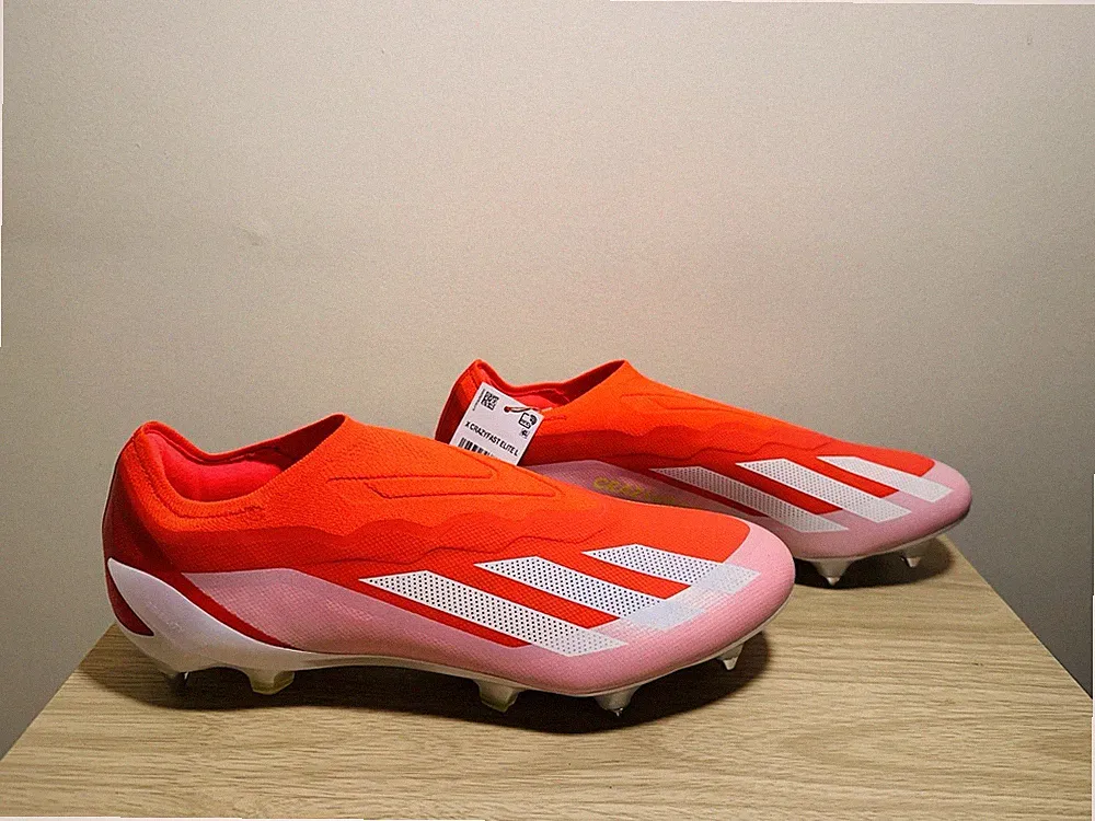 Adidas Crazyfast Elite laceless SG soccer cleats solar red IF0661 NWOB size 12