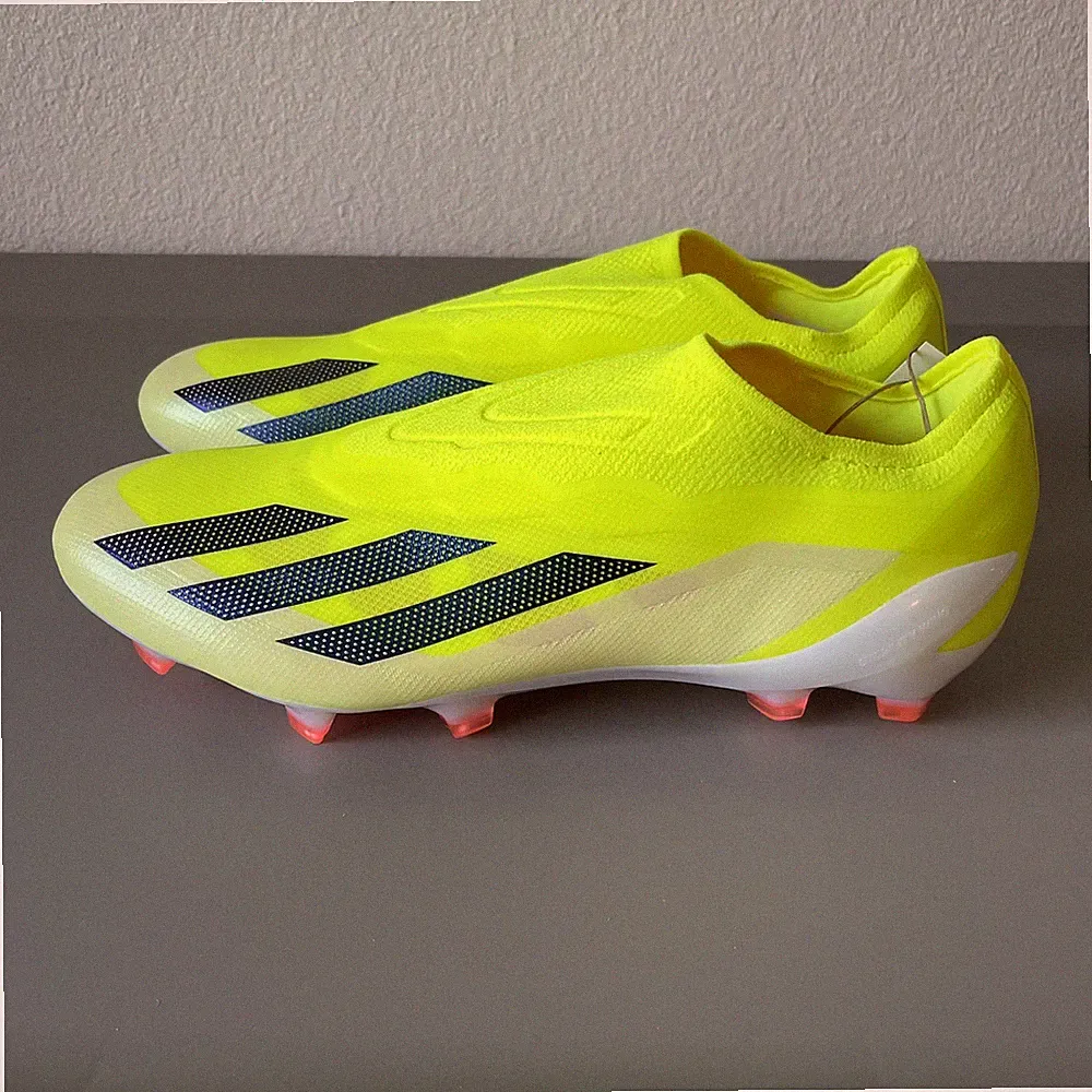 Adidas Crazyfast Elite LL FG Laceless Soccer Cleats Yellow Men Sz 7.5 Wmns 8.5