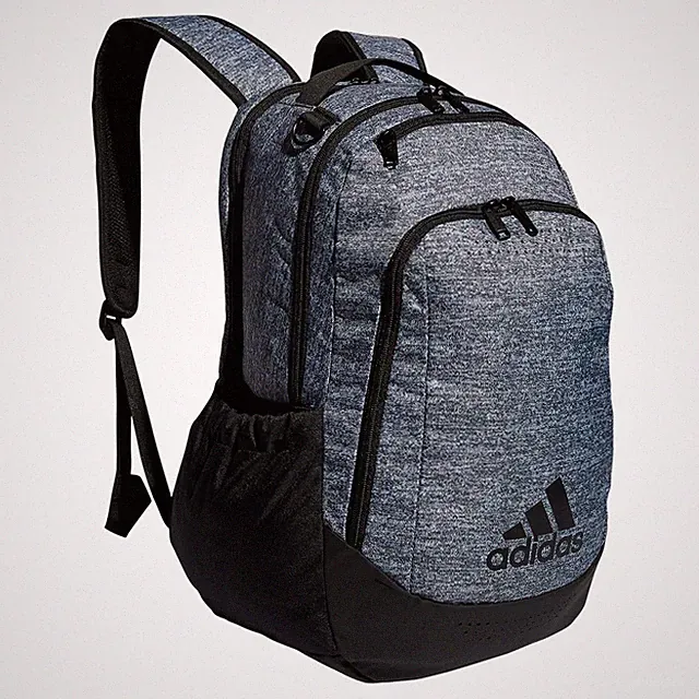 adidas Defender Sports Backpack with Shoe Compartment, Soccer Bag, Jersey Oni...