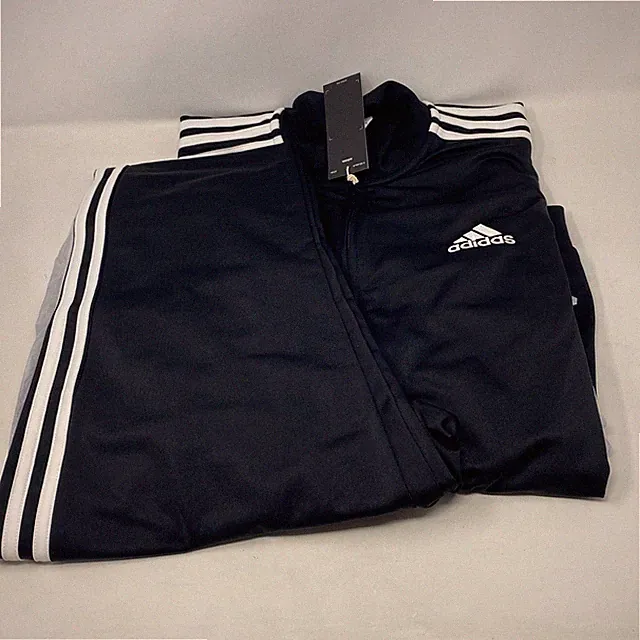 adidas Essentials 3-Stripes Track Top Black/White Men’s M