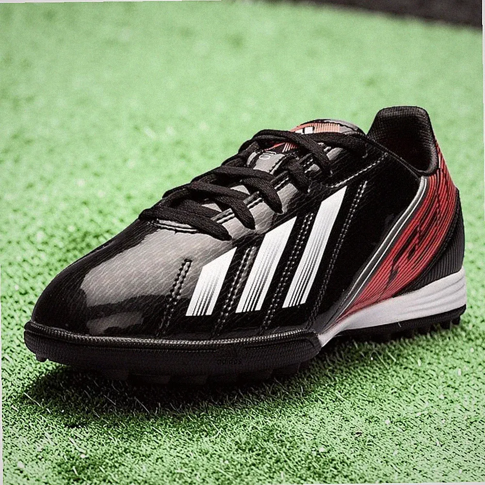 adidas F10 Adizero TF Kids Turf Soccer Shoes Black Infrared US Size 4