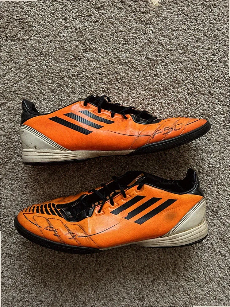 Adidas F10 Trx Tf Turf 2011 Soccer Cleats Football Shoes Trainers Mens sz 10.5