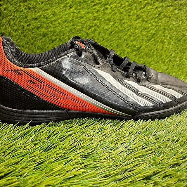 Adidas F5 TRX TF Mens Size 6 Black Gray Running Indoor Spiked Soccer Shoes