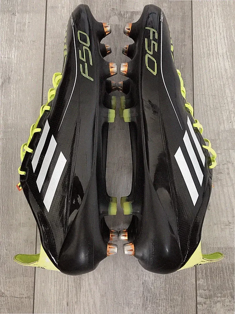 Adidas F50 Adizero XTRX SG Black Yellow Professional Soccer Cleats Boots US12