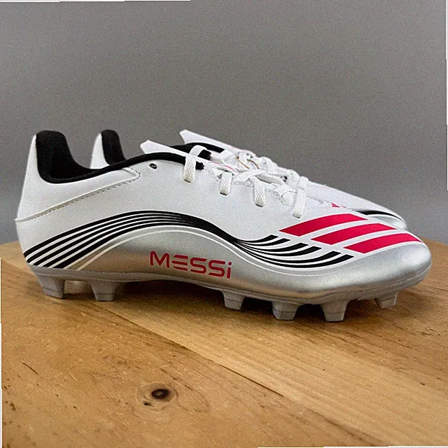 Adidas F50 Club FG MG Mens Size 8.5 Messi Prestig10 Cleats White Silver JP7443