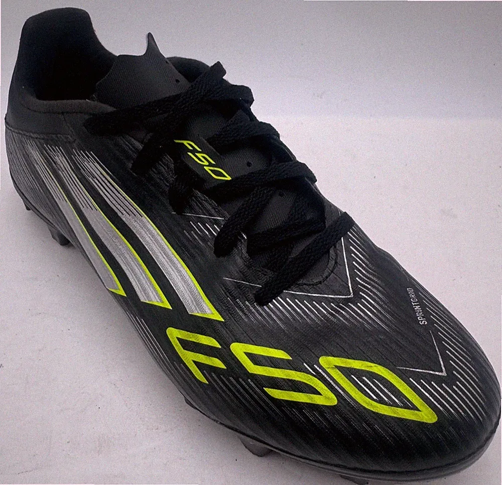 Adidas F50 Club Firm Men's Sneakers 8 Black Multi-Ground Soccer Cleats JI0047