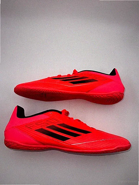 Adidas F50 Club Men's Sneakers 11.5 Red Aurora Black Indoor Soccer Cleats IF1346