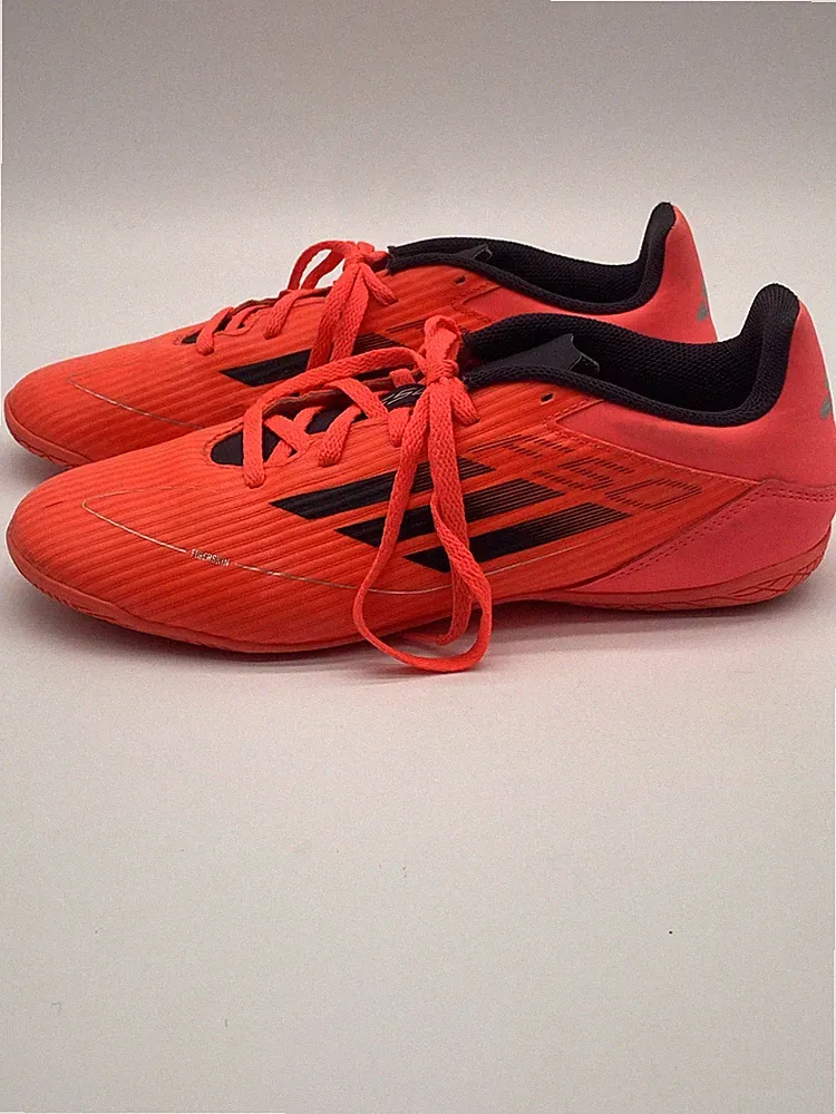 Adidas F50 Club Men's Sz 8 Sneakers Red Aurora Black Indoor Soccer Cleats IF1346