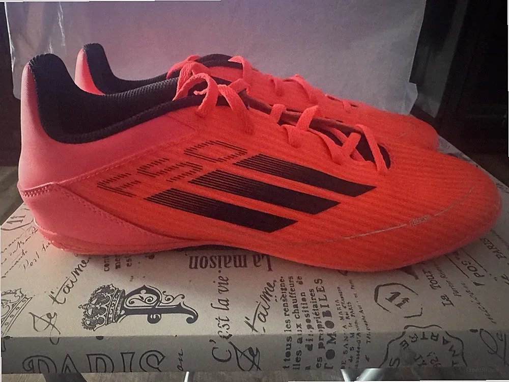 Adidas F50 Club Mens Sz 10 Sneakers Red Aurora Black Indoor Soccer Cleats IF1346
