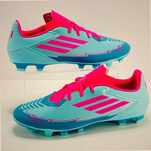 Adidas F50 Club Messi Firm/Multi-Ground Soccer Cleats Fusia IH0929 Men's Size 11