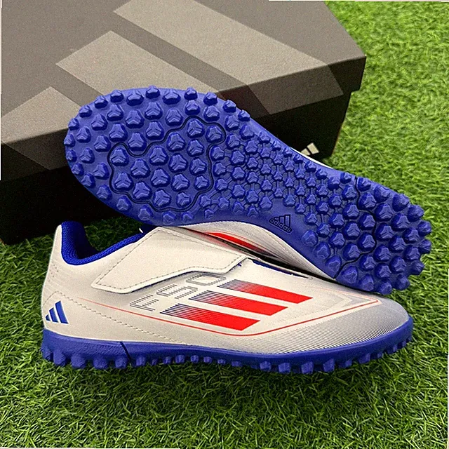 adidas F50 Club VEL Laceless TF Kids Turf Soccer Shoes IF1386 ✅Multiple Size