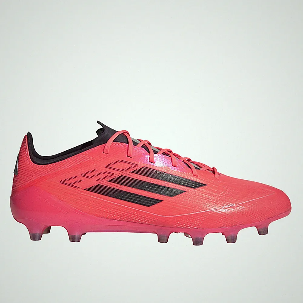adidas F50 Elite Artificial Ground Soccer Cleats Mens Pink Sneakers Athletic Sho