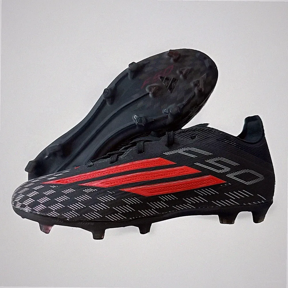 Adidas F50 Elite FG Black Red JR8962 Soccer Cleats Youth Size 1.5