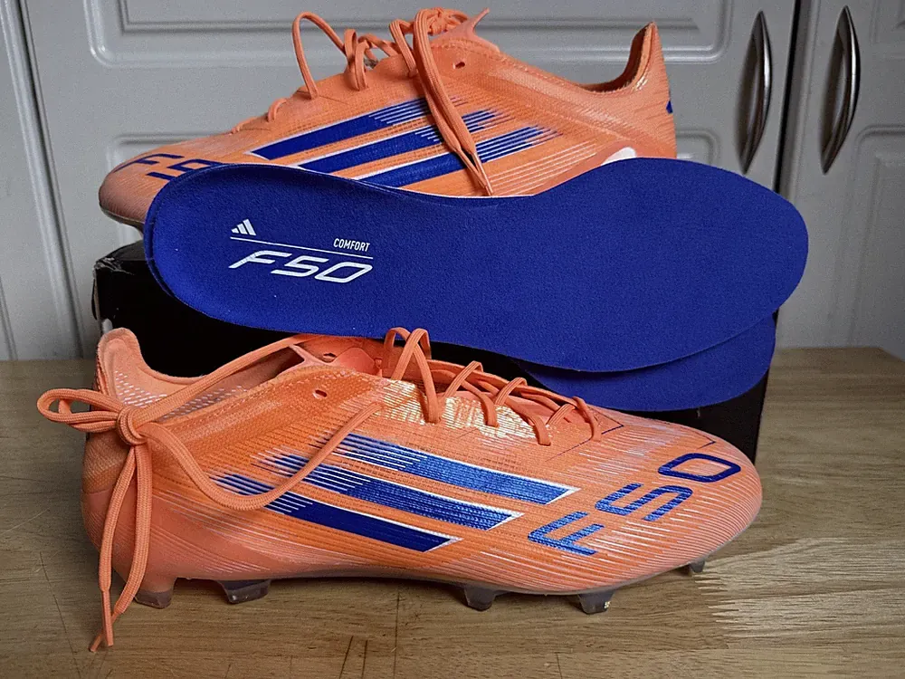 adidas F50 Elite FG Firm Ground Soccer Cleats JH7618 Size 11 Orange