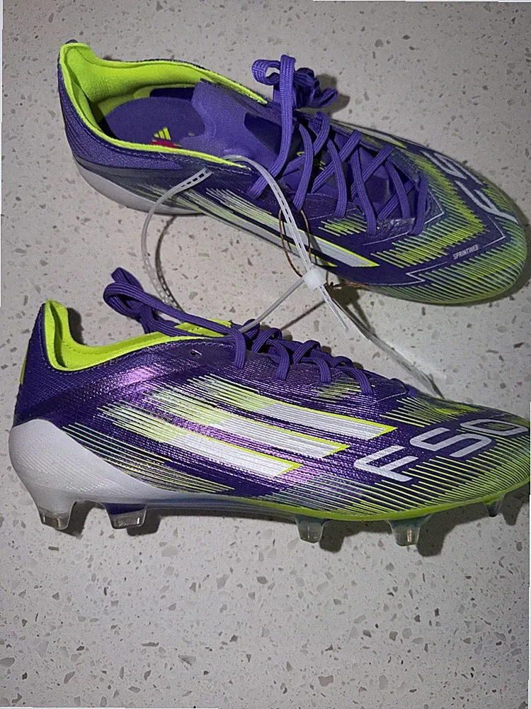 Adidas F50 Elite FG Firm Ground Soccer Cleats Men’s Size 4.5 Purple JH7615