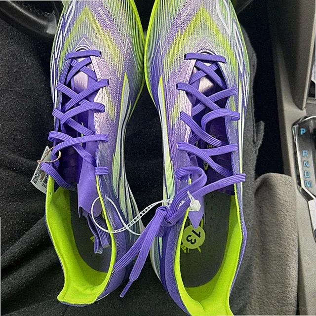 Adidas F50 Elite FG Firm Ground Soccer Cleats Men’s Sz 13 Purple White JH7615