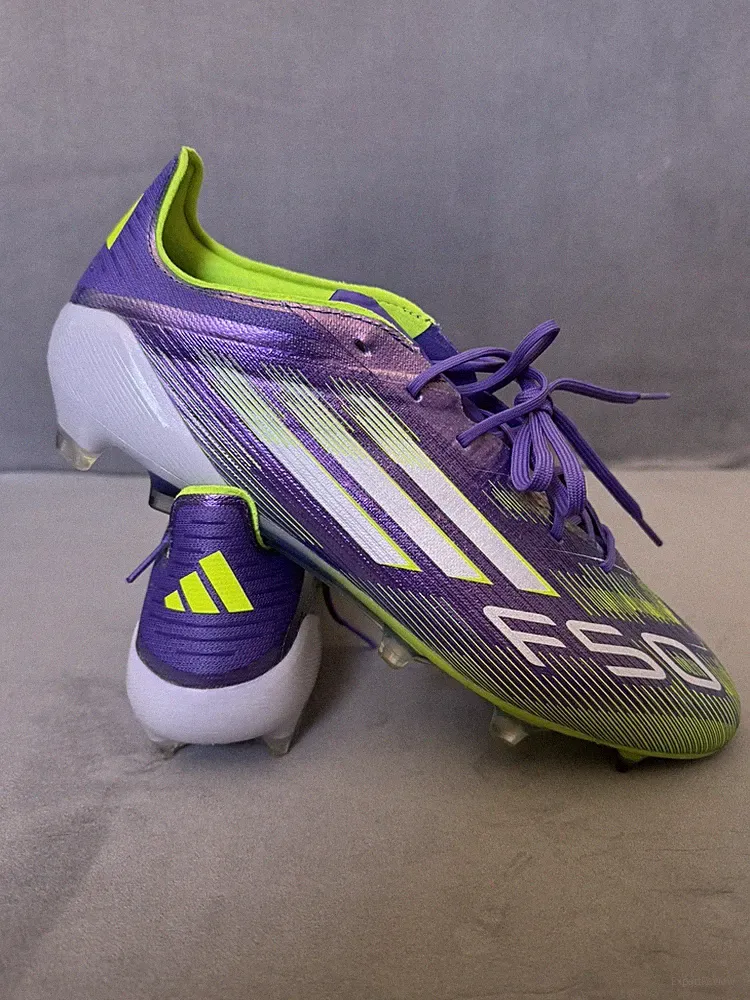 Adidas F50 Elite FG Firm Ground Soccer Cleats Purple Rush JH7615 Mens Size 11