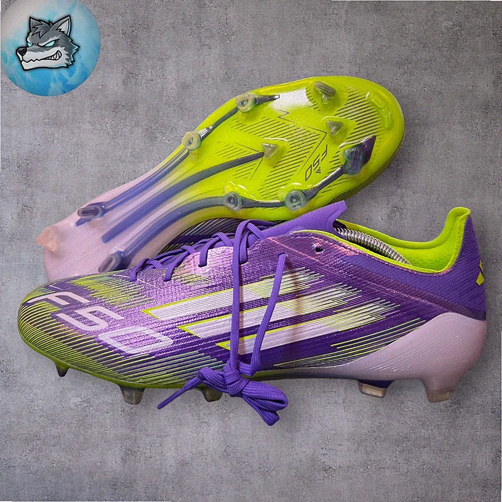 Purple Firm Ground Soccer Cleats