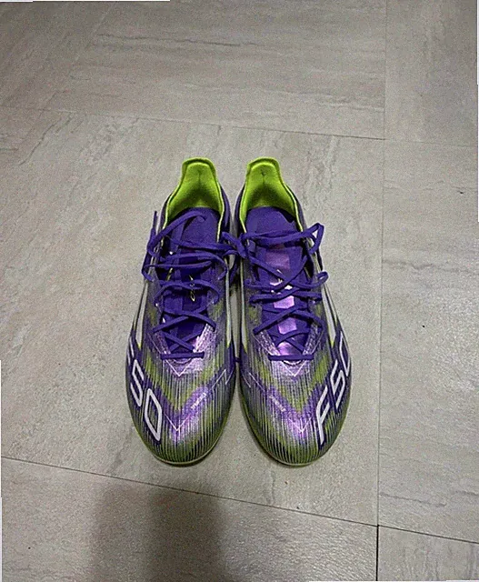Adidas F50 Elite FG Firm Ground Soccer Cleats Purple Rush Mens Size 8.5