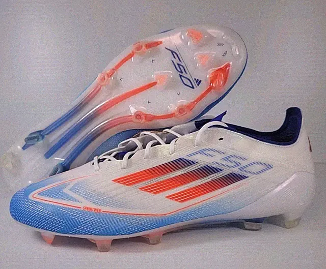 Adidas F50 Elite FG Firm Ground Soccer Cleats Red White Blue IF8818 Size 12.5