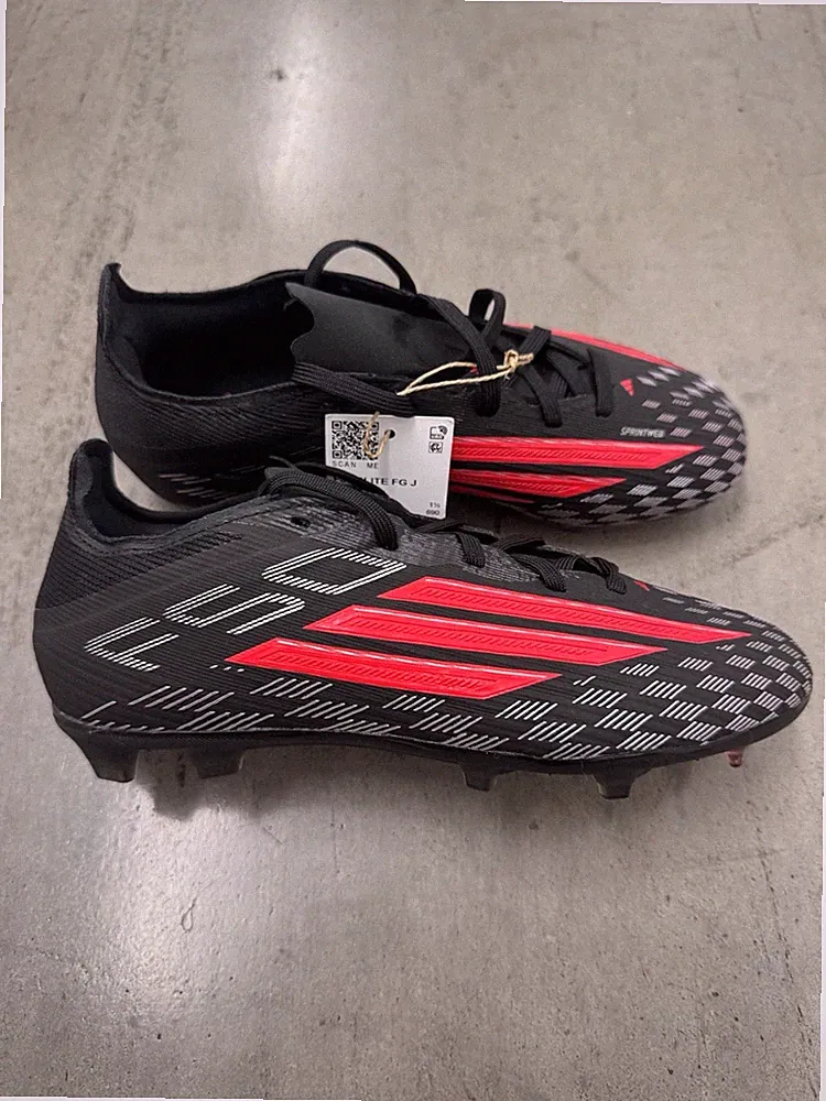 Adidas F50 Elite FG J JR8962 Youth Soccer Cleats Black Pink Kids US 2 New
