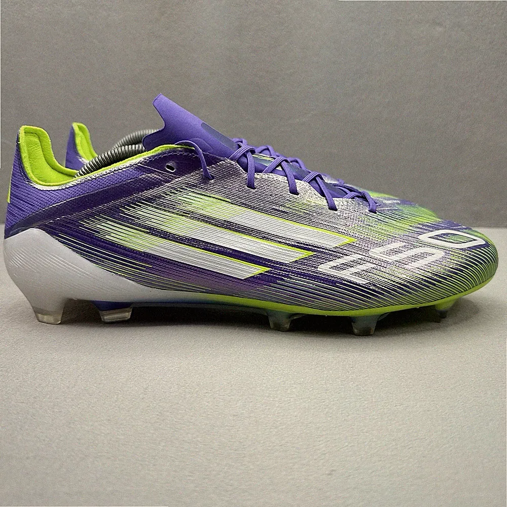 adidas F50 Elite FG Mens Size 11.5 Soccer Cleats Purple Radiant Blaze Pack NEW